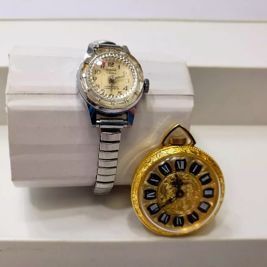 Vintage Watch + Pocket Watch Lot